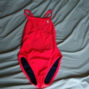 TYR one piece reversible swim suit